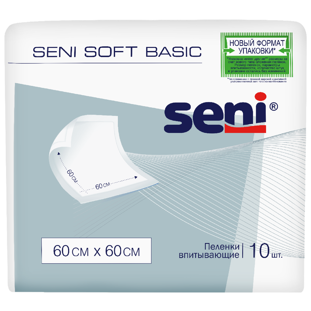 фото упаковки Пеленки впитывающие Seni Soft Basic