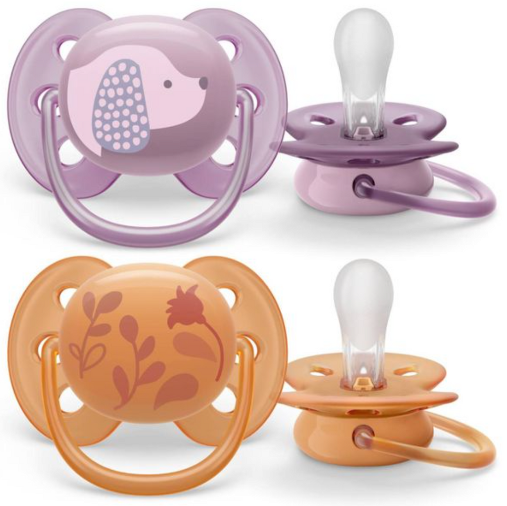 фото упаковки Philips Avent Ultra soft Соска-пустышка силиконовая, SCF091/18, 6-18 мес, силиконовая ортодонтическая с футляром, 2 шт. фото упаковки Philips Avent Ultra soft Соска-пустышка силиконовая