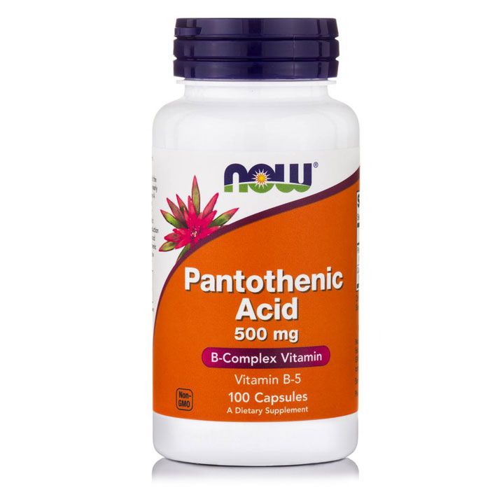 фото упаковки NOW Pantothenic Acid Пантотеновая кислота
