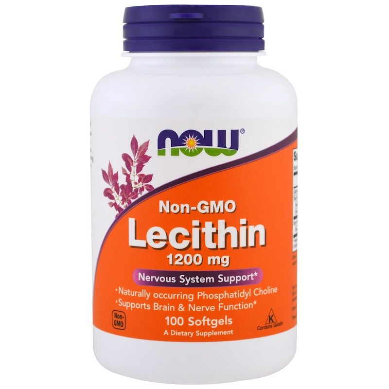 фото упаковки NOW Lecithin Лецитин