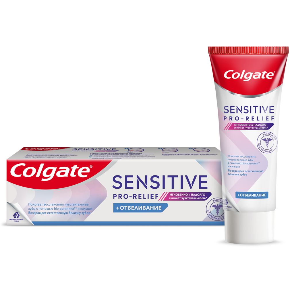 фото упаковки Colgate Sensitive Pro-Relief + отбеливание