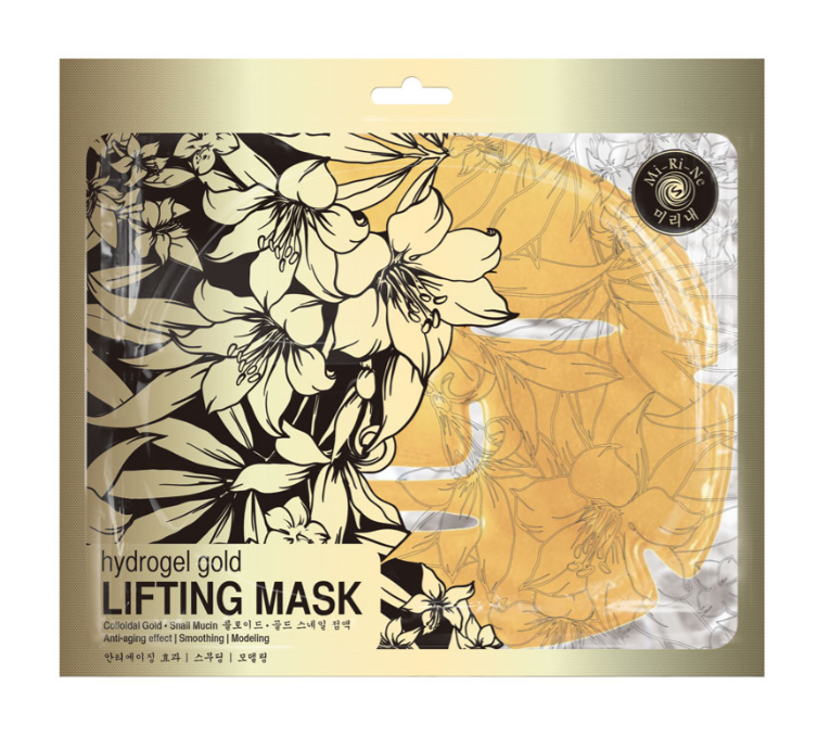 фото упаковки Mi-ri-ne Hydrogel Gold Lifting Mask Маска-лифтинг гидрогелевая