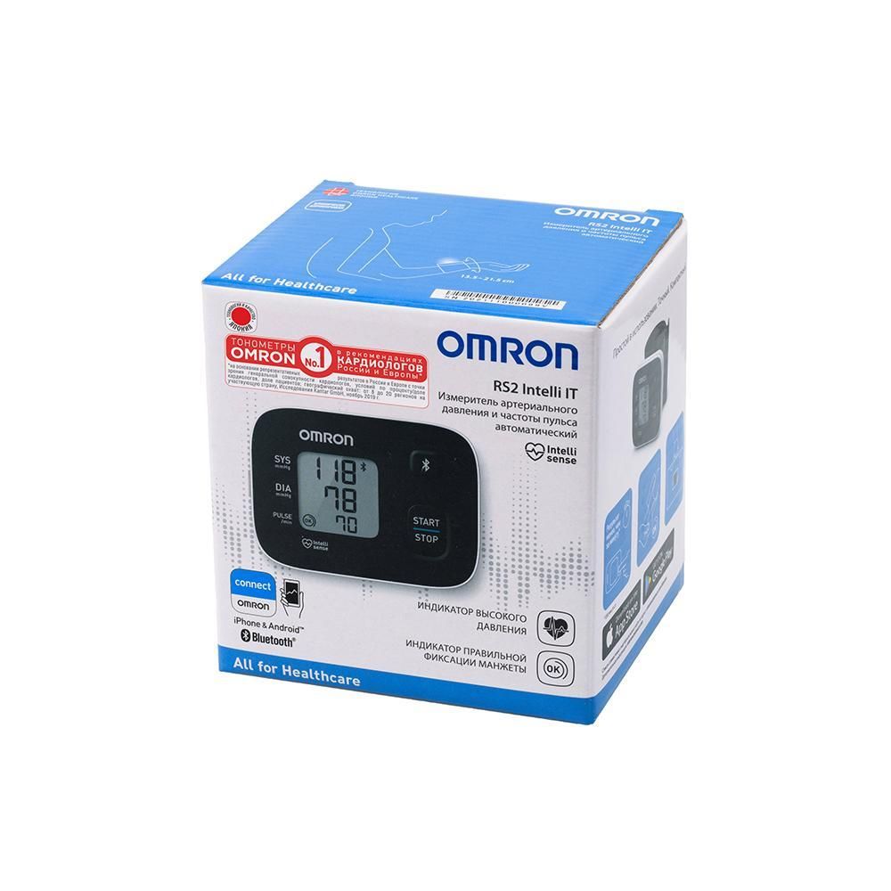 Тонометр автоматический OMRON RS2 Intelli IT на запястье, 1 шт.