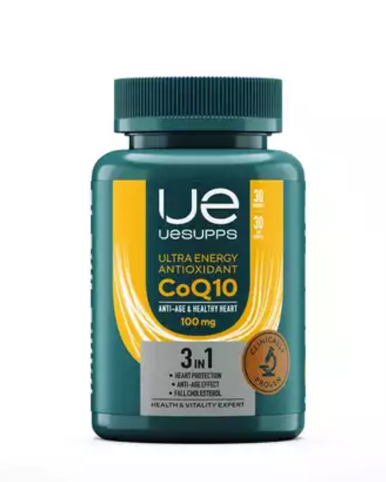 UESUPPS Ultra Energy Антиоксидант Коэнзим Q10, капсулы, 30 шт.