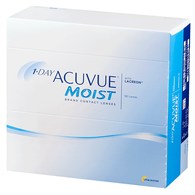 фото упаковки 1-Day Acuvue Moist Линзы контактные Однодневные