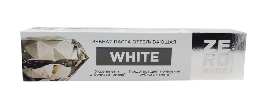 фото упаковки Zero White Зубная паста White отбеливающая