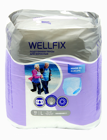 фото упаковки Wellfix Подгузники-трусы для взрослых