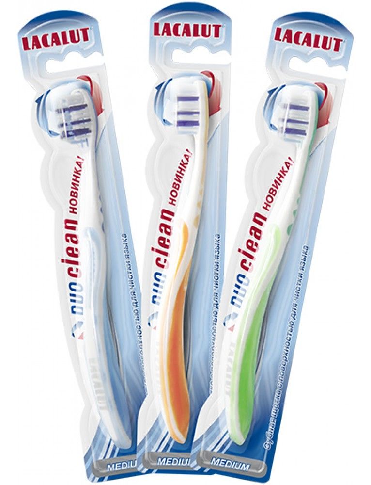фото упаковки Lacalut Duo clean Зубная щетка