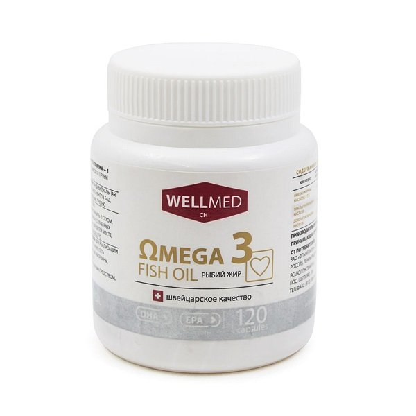 фото упаковки Omega 3 fish oil Рыбий жир