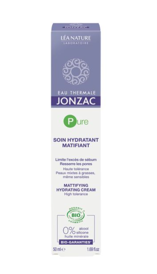 Jonzac Pure Матирующий увлажняющий крем для лица, крем, для комбинированной и чувствительной кожи, 50 мл, 1 шт.