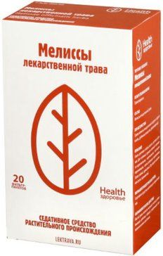 Мелиссы лекарственной трава, сырье растительное-порошок, 1.5 г, 20 шт.