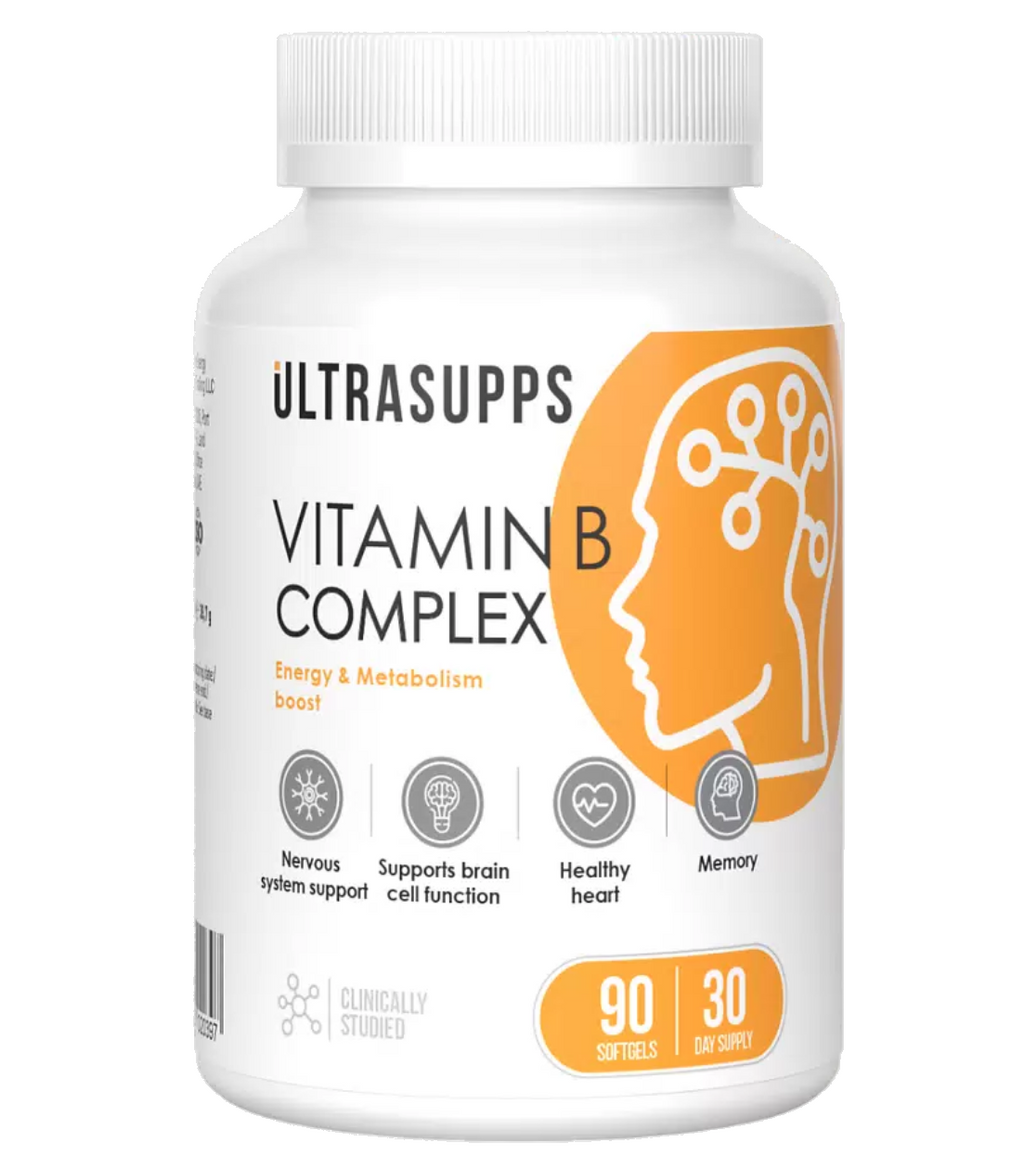 фото упаковки Ultrasupps Витамин B комплекс