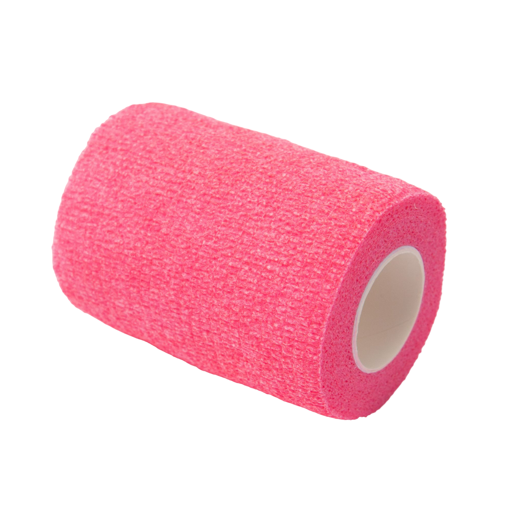 Kinexib Cohesive Тейп когезивный стягивающий, 7.5см х 450см, розовый, 1 шт.