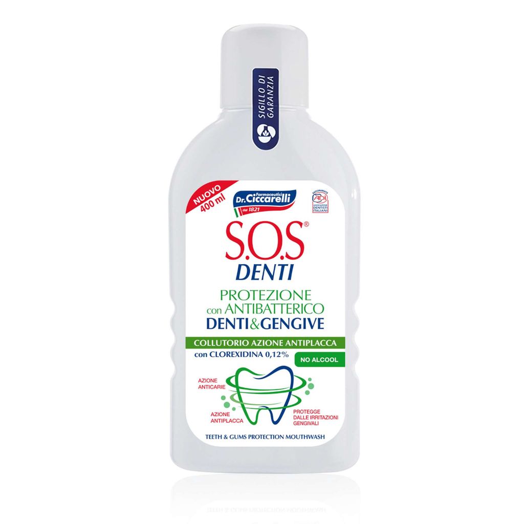 фото упаковки SOS Denti Ополаскиватель для полости рта Антибактериальный