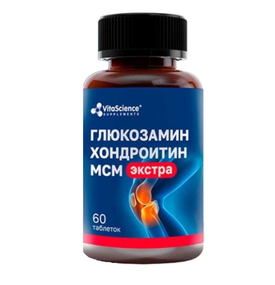 фото упаковки Vitascience Глюкозамин Хондроитин МСМ Экстра