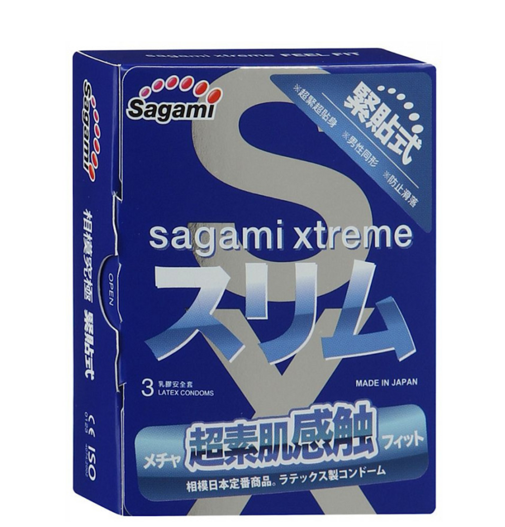 фото упаковки Sagami Xtreme Feel Fit Презервативы супероблегающие