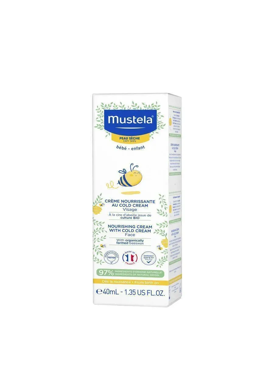 фото упаковки Mustela Питательный крем для лица с кольд-кремом