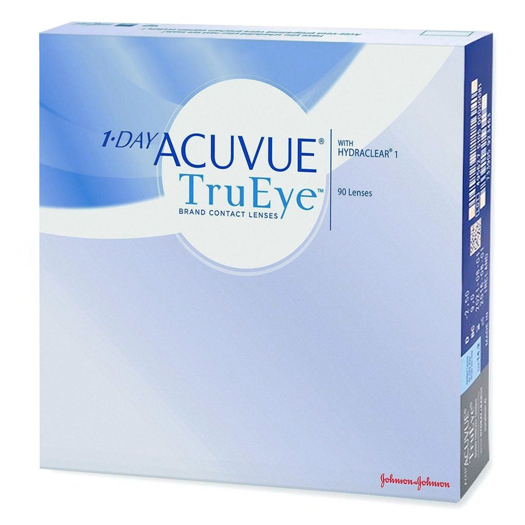 1-Day Acuvue TruEye Линзы контактные Однодневные, BC=8,5 d=14,2, D(-1.00), стерильно, 90 шт.