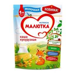 Малютка Каша молочная Кукурузная с 5 мес.