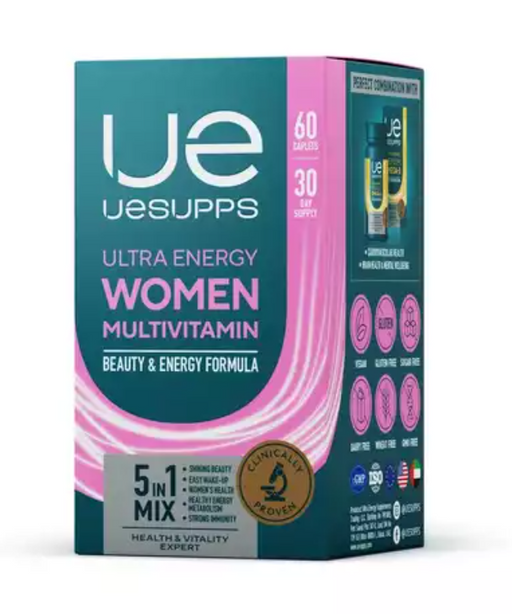 UESUPPS Ultra Energy Вумен Мультивитамин Формула, таблетки, 60 шт.