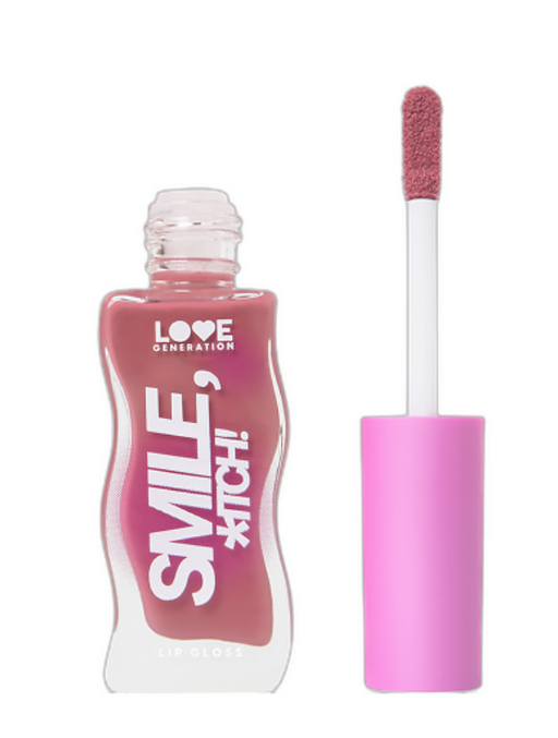 Love Generation Блеск для губ Lipgloss Smile *itch!, тон 02 холодный розовый, 10 мл, 1 шт.