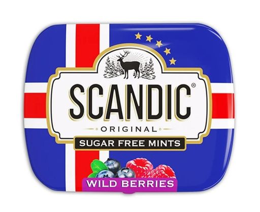 Scandic Конфеты без сахара, конфеты, лесные ягоды, 1 шт.