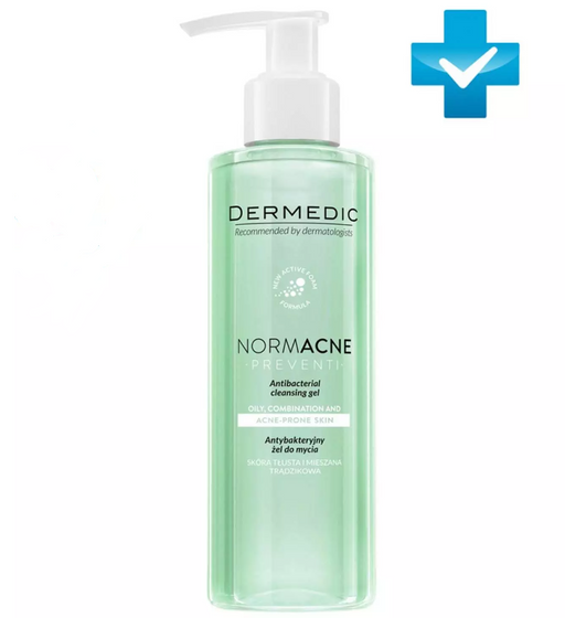 Dermedic Normacne Гель для лица очищающий, гель, антибактериальный, 200 мл, 1 шт.