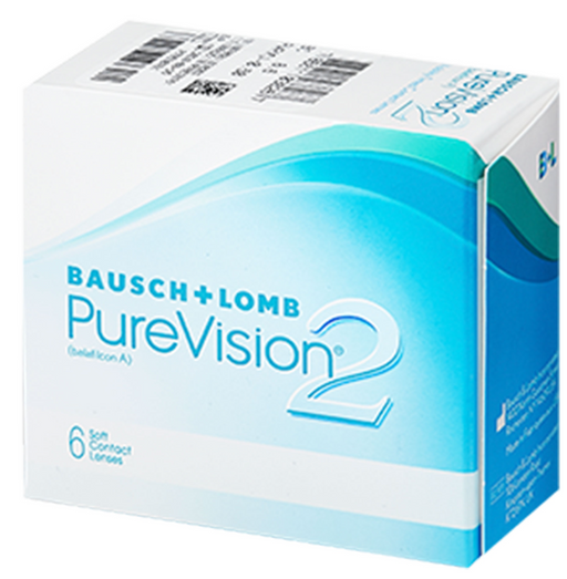 Bausch&Lomb PureVision 2 Контактные линзы плановой замены, BC=8.6 d=14.0, D(-5.00), 6 шт.