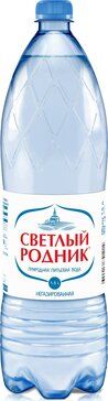 Светлый родник вода питьевая негазированная, негазированная, 1.5л, 1 шт.