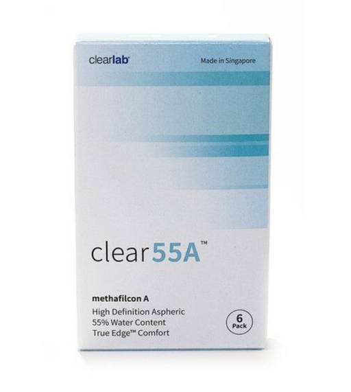 ClearLab Clear 55A Линзы контактные, BC=8.7 d=14.5, D(-8.00), 6 шт.