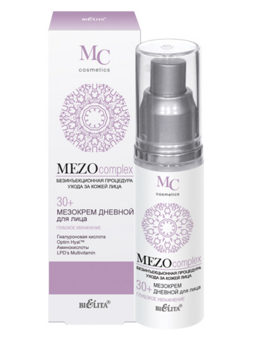 Belita MEZOcomplex Мезокрем дневной для лица 30+, глубокое увлажнение, 50 мл, 1 шт.