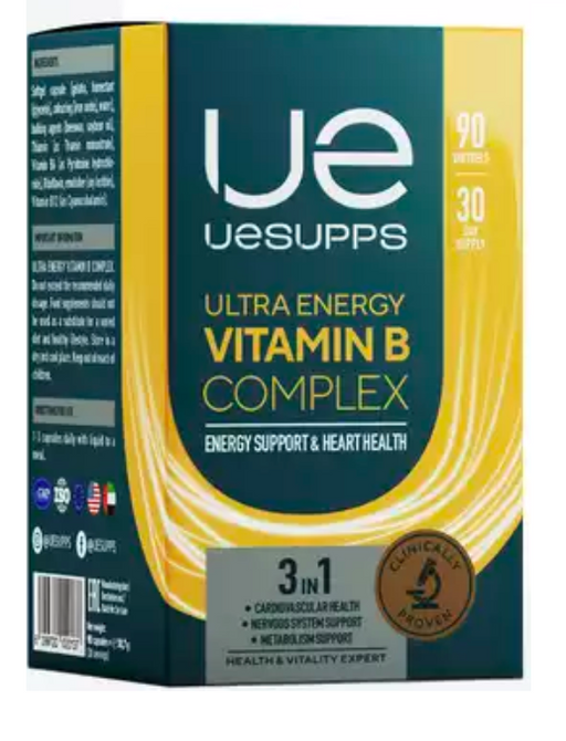 UESUPPS Ultra Energy Витамин B Комплекс, капсулы, 90 шт.