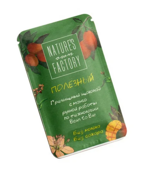 Nature’s own factory Гречишный шоколад, манго, 20 г, 1 шт.