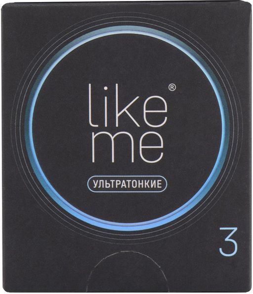 Like me Презервативы ультратонкие, 3 шт.