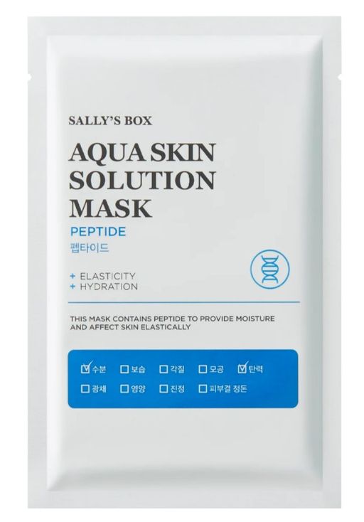 Sally's Box Маска тканевая для лица, маска для лица, с пептидами, 1 шт.