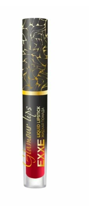 Exxe помада жидкая для губ glamour lips, помада, тон 03 роскошный красный, 3 мл, 1 шт.
