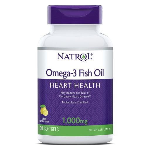 Natrol Омега-3 рыбий жир, 1000 мг, капсулы, 60 шт.