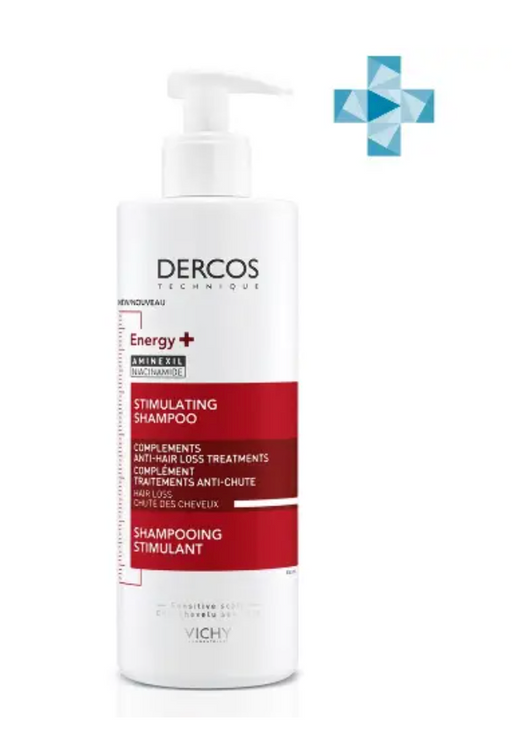 Vichy Dercos Energy+ Тонизирующий шампунь с Аминексилом, шампунь, 400 мл, 1 шт.