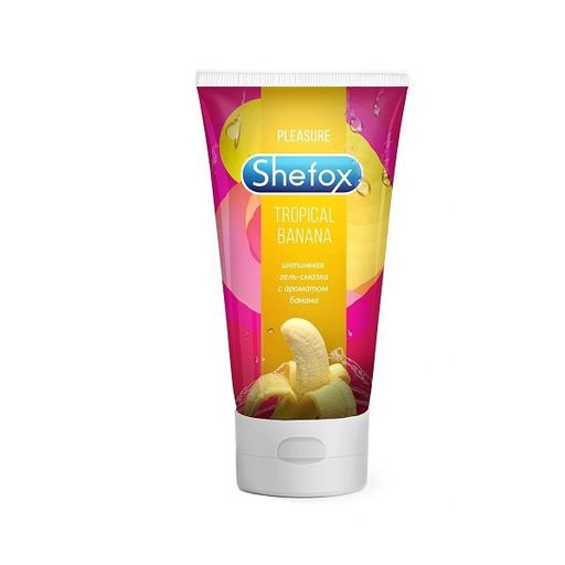 Shefox Гель-смазка интимная Тропический банан, гель, 50 мл, 1 шт.