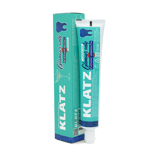 Klatz Glamour Only Зубная паста для девушек, без фтора, паста зубная, вечерний вермут, 75 мл, 1 шт.